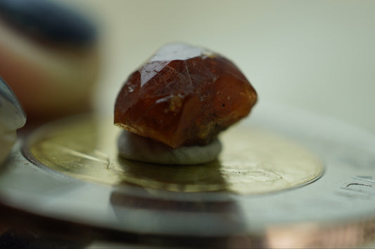 Spessartine Garnet Specimen, 8 × 6 × 5 mm, from British Columbia, Canada