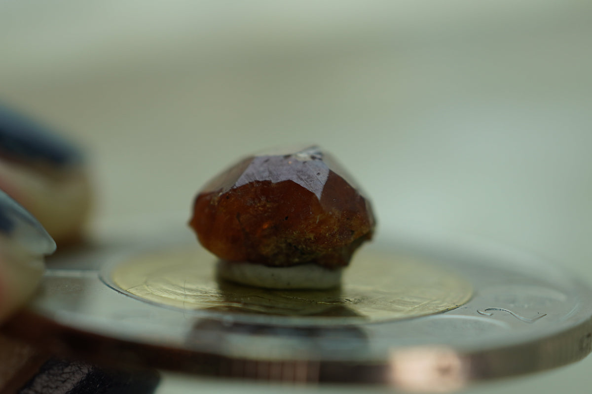 Spessartine Garnet Specimen, 8 × 6 × 5 mm, from British Columbia, Canada