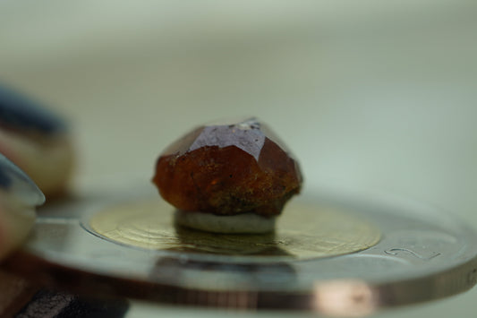Spessartine Garnet Specimen, 8 × 6 × 5 mm, from British Columbia, Canada