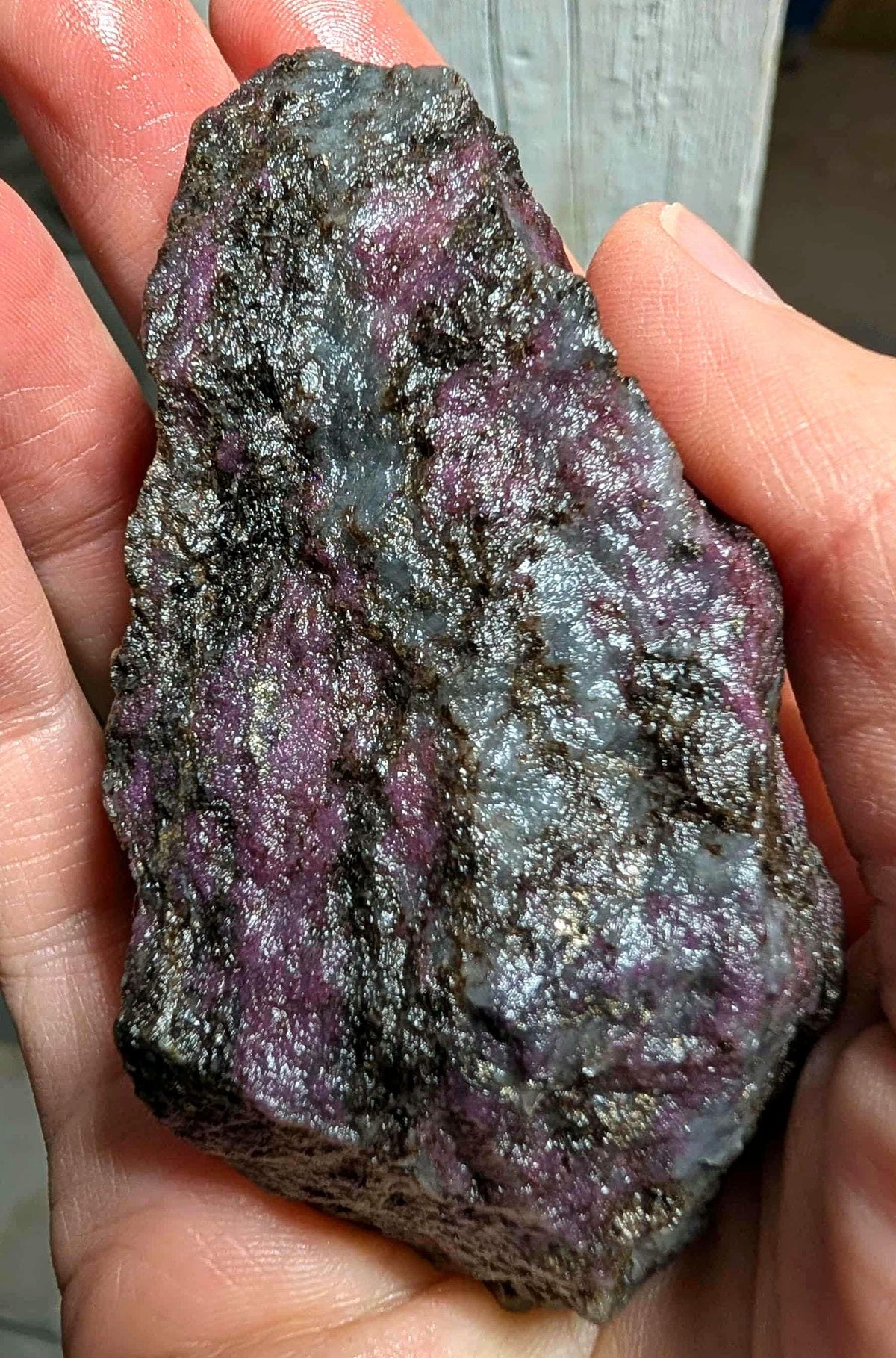 Corundum-Sapphire Specimen, 80 × 40 × 30 mm, from Newfoundland and Labrador, Canada