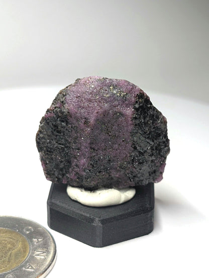 Corundum-Sapphire Specimen, 31 × 27 × 12.75 mm, from Newfoundland and Labrador, Canada