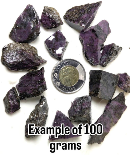 Curated Box of Corundum-Sapphire Rough, from Newfoundland and Labrador, Canada
