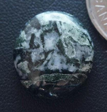 Dallasite Cabochon, 20 x 18 mm, Handmade Round, from British Columbia, Canada