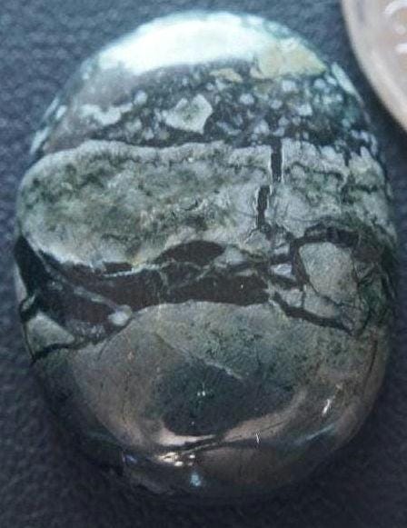 Dallasite Cabochon, 25 x 19.5 mm, Handmade Oval, from British Columbia, Canada