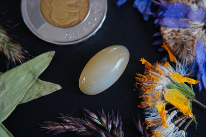 Carnelian Agate Cabochon, 20 x 11 mm, Handmade Oval, from British Columbia, Canada