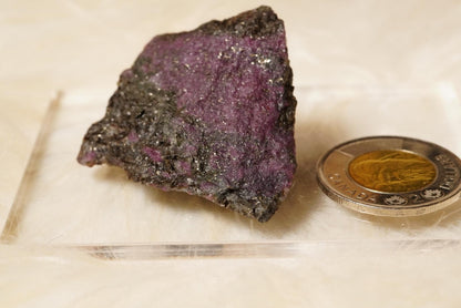 Corundum-Sapphire Specimen, 40 x 20 mm, from Newfoundland and Labrador, Canada