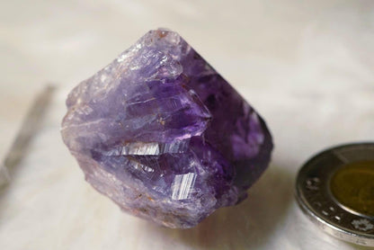 Amethyst Specimen, 35 x 35 x 25 mm, from Newfoundland and Labrador, Canada
