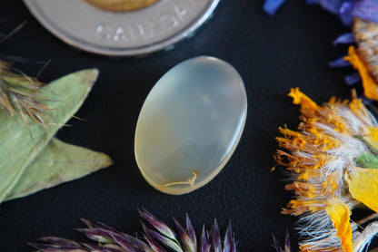 Carnelian Agate Cabochon, 18 x 13 mm, Handmade Oval, from British Columbia, Canada