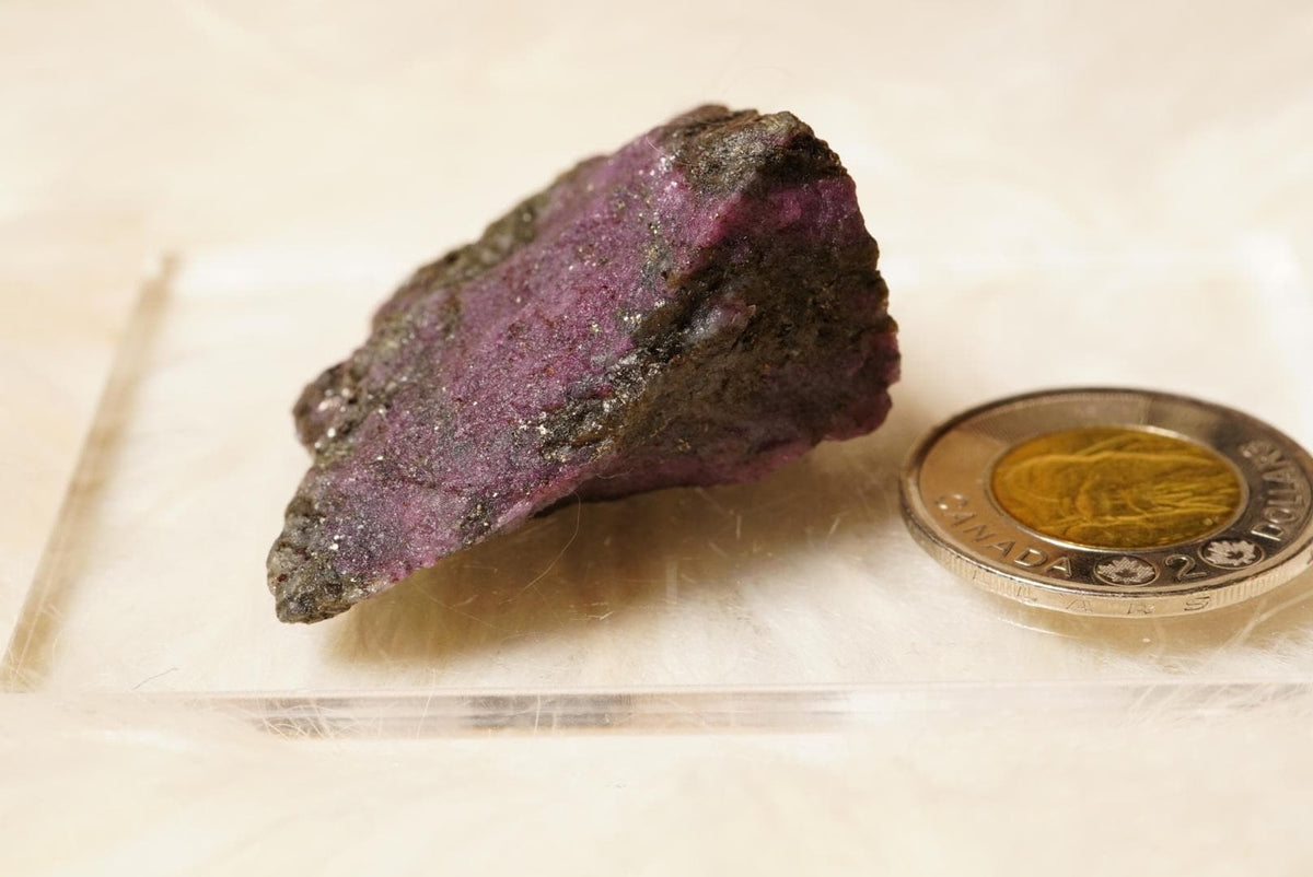 Corundum-Sapphire Specimen, 40 x 20 mm, from Newfoundland and Labrador, Canada