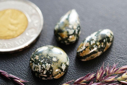 Dallasite Cabochons, Set of 3, from British Columbia, Canada