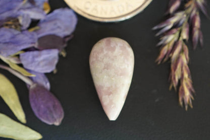 Wilsonite Cabochon, 21 x 11 mm, Handmade Pear, from Ontario, Canada