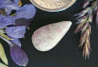 Wilsonite Cabochon, 21 x 11 mm, Handmade Pear, from Ontario, Canada